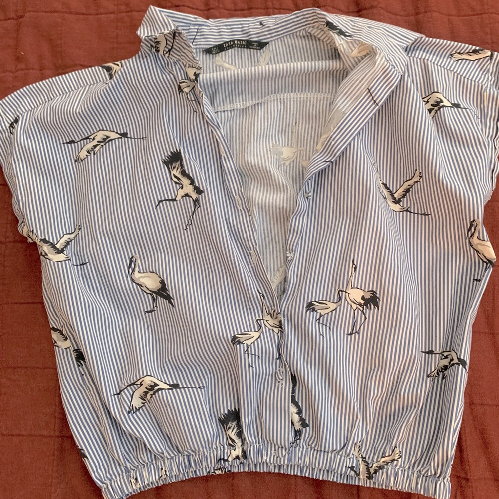 Zara button up